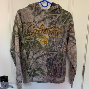 Cabelas Camo Sweatshirt Adult Small